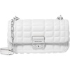 Silver-tone Hardware/Box Quilted Costa Lamb Leather/Optic White