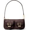 Gold-tone Hardware/Pebble Leather/Chocolate