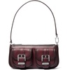 Nickel-tone Hardware/Burnished Leather Edges/Oxblood