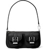 Silver-tone Hardware/Black