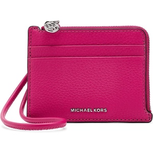 MICHAEL Michael Kors Jet Set Small Card Case Wristlet(Raspberry)