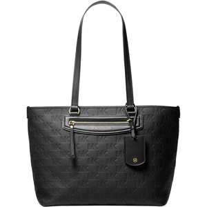 MICHAEL Michael Kors Jet Set Travel Medium East West Top Zip Tote(Black)