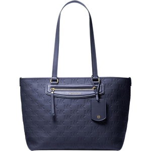MICHAEL Michael Kors Jet Set Travel Medium East West Top Zip Tote(Dress Blues)