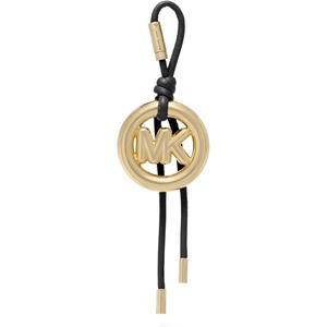 Michael Kors Bag and Key Charm(Mk Circle Bubble Charm/Gold-tone Hardware/Black)