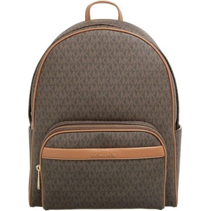 Michael Kors Bex Large Multi-Functional Backpack, Gold-Tone Hardware/Vanilla/Acorn(Brown/Acorn)