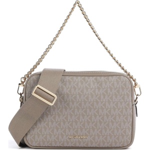 Michael Kors Bryant Medium Double Zip Chain Camera Crossbody Bag(Birch)