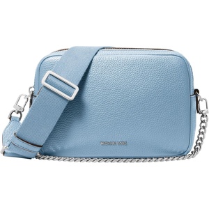 Michael Kors Bryant Medium Double Zip Chain Camera Crossbody Bag(Chambray)