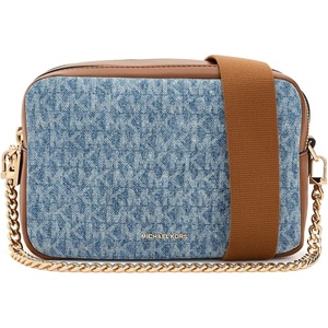 Michael Kors Bryant Medium Double Zip Chain Camera Crossbody Bag(New Horizon)
