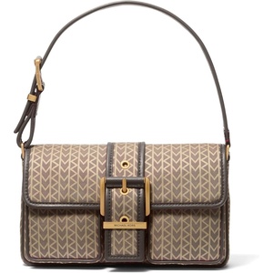 Michael Kors Colby Medium Shoulder Bag(Antique Gold-tone Hardware/Natural)