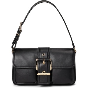 Michael Kors Colby Medium Shoulder Bag(Gold-tone Hardware/Black)