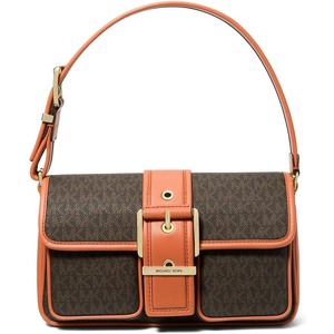 Michael Kors Colby Medium Shoulder Bag(Orange Punch)