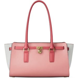 Michael Kors Hamilton Moderne Small Shoulder Tote(Gold-tone Hardware/Urbino Leather/Primrose Multi)