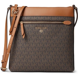 Michael Kors Jet Set Charm Small Flat Crossbody Bag(Brown/Acorn)