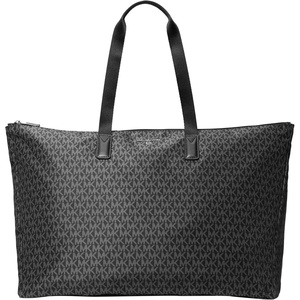 Michael Kors Jet Set Travel Large Packable Tote Bag(Black Signature)
