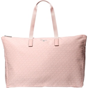 Michael Kors Jet Set Travel Large Packable Tote Bag(Silver-tone Hardware/Smokey Rose)