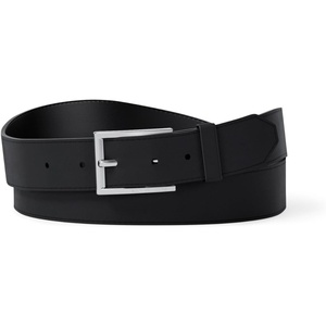 Michael Kors Men’s 31mm Reversible Leather Dress Belt(Silver-tone Hardware/Black)