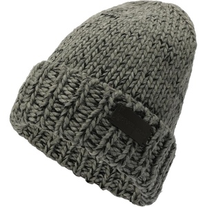 Michael Kors Mens Marl Yarn Mix Cuff Hat, Soft & Stylish Fashion Accessory for Winter Black(Ash Melange)