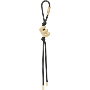 Michael Kors Metal Bubble Cord Charm(Gold-tone Hardware/Alphabet E Bubble Charm/Gold)