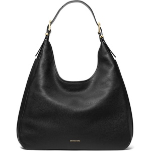 Michael Kors Nolita Large Hobo Shoulder Bag(Gold-tone Hardware/Black)