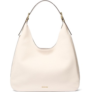Michael Kors Nolita Large Hobo Shoulder Bag(Gold-tone Hardware/Light Cream)