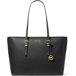 Michael Kors Quinn Large Tote(Gold-tone Hardware/Black)