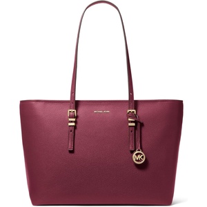 Michael Kors Quinn Large Tote(Gold-tone Hardware/Mulberry)