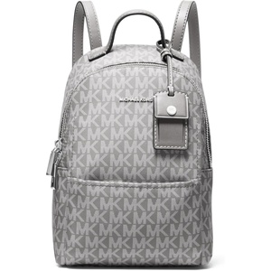 Michael Kors Sable Extra Small Covertible Messenger Backpack(Silver-tone Hardware/Tonal Mk Signature Nylon/Storm)