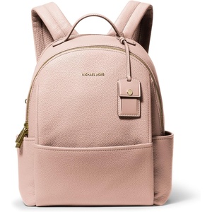 Michael Kors Sable Medium Backpack, Gold-Tone Hardware/Vanilla/Acorn(Soft Pink)
