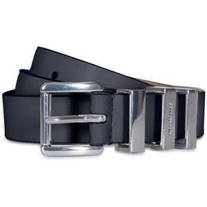 Michael Kors Womens 1 Inch Leather Belt with 3 Keepers, Stylish Fashion Accessory for Everyday Wear(Dark Chambray)