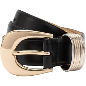 Michael Kors Women’s 1.2 Inch Belt, Stylish & Versatile Accessory for Everyday Wear, Adjustable Fit(Black)