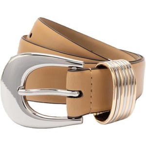 Michael Kors Women’s 1.2 Inch Belt, Stylish & Versatile Accessory for Everyday Wear, Adjustable Fit(Peanut)