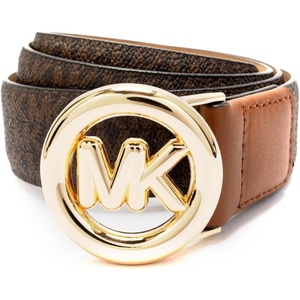 Michael Kors Women’s 32mm Non Reversible Leather Belt(Brown)