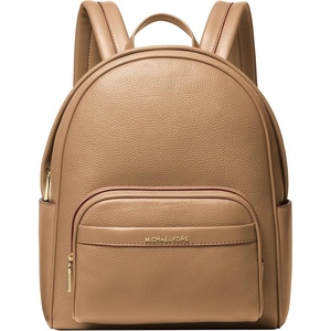 Michael Kors Women’s Bex Medium Backpack, Silver-Tone Hardware/Black(Husk)