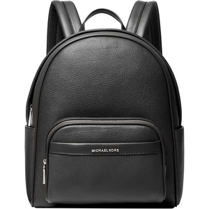 Michael Kors Women’s Bex Medium Backpack, Silver-Tone Hardware/Black(Silver-tone Hardware/Black)