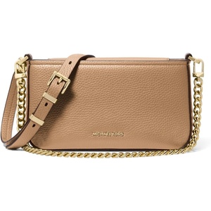 Michael Kors Women’s Bryant Small Convertible Crossbody Bag(Gold-tone Hardware/Pebble Leather/Husk)