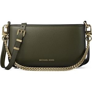 Michael Kors Women’s Bryant Small Convertible Crossbody Bag(Gold-tone Hardware/Pebble Leather/Ivy)