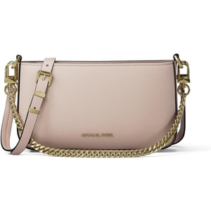 Michael Kors Women’s Bryant Small Convertible Crossbody Bag(Gold-tone Hardware/Pebble Leather/Soft Pink)