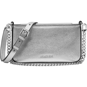 Michael Kors Women’s Bryant Small Convertible Crossbody Bag(Silver)