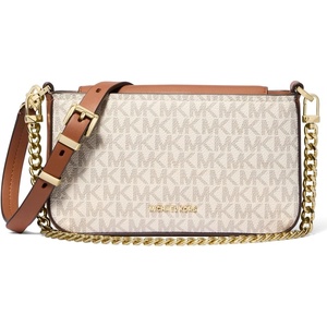 Michael Kors Women’s Bryant Small Convertible Crossbody Bag(Vanilla/Acorn)
