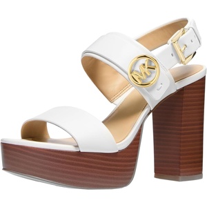 Michael Kors Women’s Carmen Platform Sandal(Optical White)
