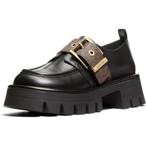 Michael Kors Women’s Colby Loafer(Brown/Black)