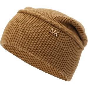 Michael Kors Women’s Exposed Seam Cuff Hat(Dark Camel)