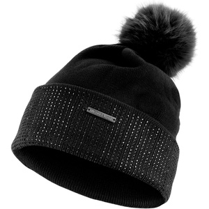 Michael Kors Women’s Fine Crystal Cuff Hat(Black/Black)