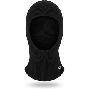 Michael Kors Womens Furry Balaclava, Full Face Stylish Fashion Accessory for Winter Black