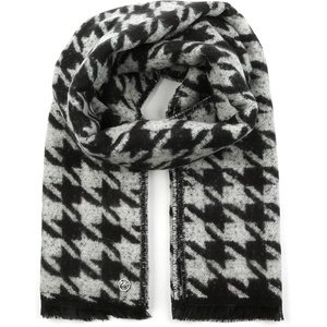 Michael Kors Women’s Houndstooth Wrap, Stylish Fashion Accessory Scarf for Cold Weather