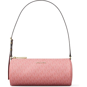 Michael Kors Women’s Izzy Small Barrel Pouchette(Gold-tone Hardware/Leather/Primrose)