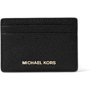 Michael Kors Women’s Jet Set Card Holder, Gold-Tone Hardware/Luggage(Gold-tone Hardware/Black)