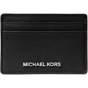 Michael Kors Women’s Jet Set Card Holder, Gold-Tone Hardware/Luggage(Silver-tone Hardware/Black)