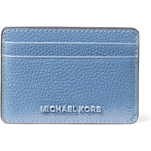 Michael Kors Women’s Jet Set Card Holder, Gold-Tone Hardware/Luggage(Tonal Hardware/Powder Coated Tonal Hardware/French Blue)
