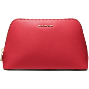 Michael Kors Women’s Jet Set Medium Travel Pouch(Gold Hardware/Fork/Crimson)